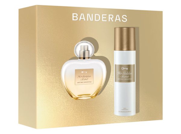 perfume antonio banderas golden secret 80ml + desodorante 150ml