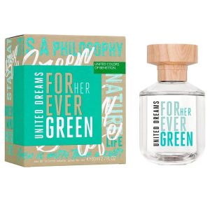 Perfume Benetton United Dreams Forever Green For Her EDT - Femenino 80mL