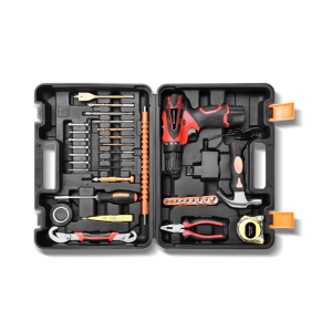 Kit Herramientas Multilaser Ho073 12v Bivolt + Accesorios Rojo