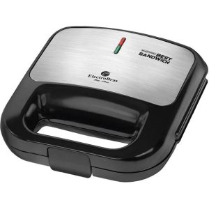 SANDWICHERA ELECTROBRAS BEST SANDWICH EBSD-01 750W 220V NEGRO - PLATA