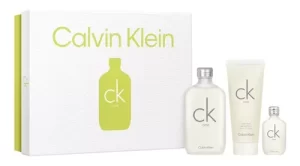 Perfume Calvin Klein Ck One Set 100ml + 15ml Edt + 100ml Sg