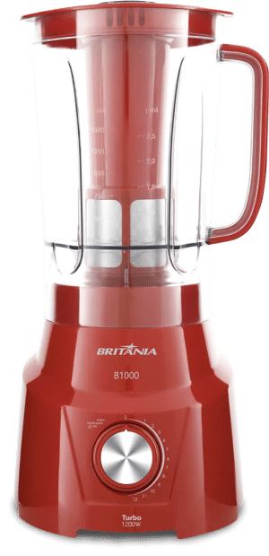 Licuadora B1000 1200W 12V Rojo – 220V