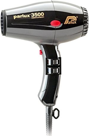 SECADOR DE PELO PARLUX 3500 CERAMIC&IONIC 933-561 NEGRO 2000W 4TEMP 2VELOC 2BOQ