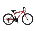 BICICLETA MILANO ARO 24" 18 VEL .ROJO MTB ACTION CABALLERO