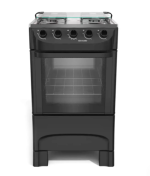 Cocina Mueller Moderatto 4 Hornallas Negro