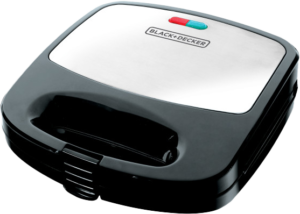 Sandwichera Black & Decker EDBWM2000S-CL