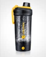 VOLTRX - Botella agitadora, mezclador eléctrico recargable de galio USB C para batidos de proteínas y batidos de reemplazo de comidas, sin bisfenol A, fabricado con tritán, 24 onzas