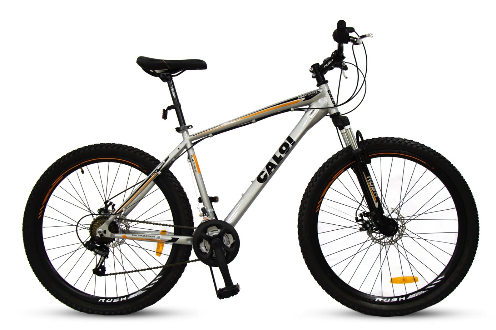Bicicleta Caloi Rider Sport 27.5 Plata 41017265P 1B Bicicleta Caloi Rider Sport