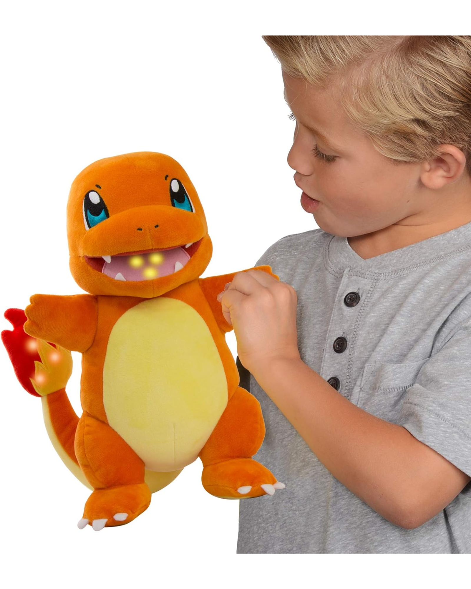 JUGUETE JAZWARES POKEMON PELUCHE 10 CHARMANDER INTERACTIVO JUGUETE JAZWARES POKEMON PELUCHE 10 CHARMANDER INTERACTIVO