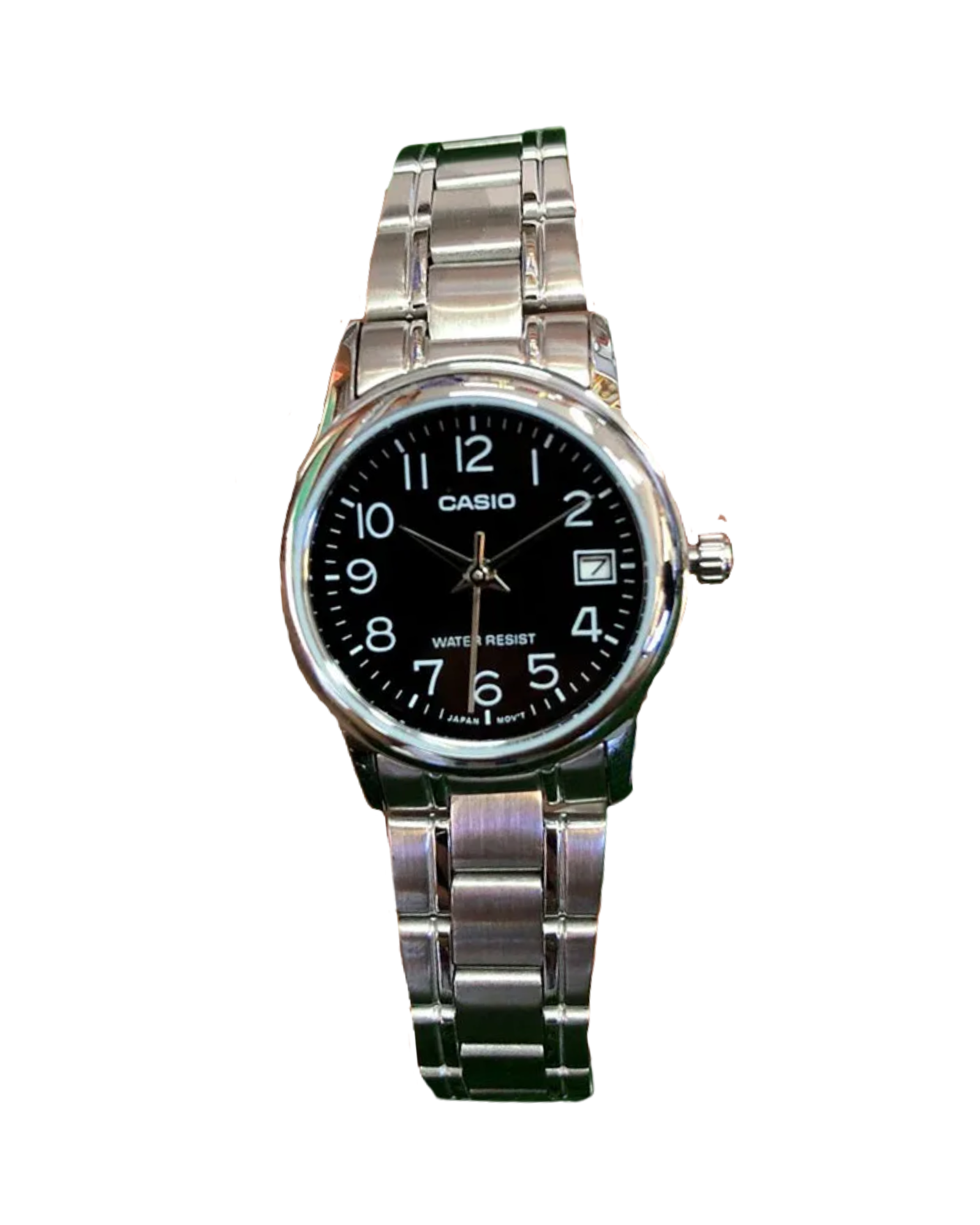 RELOJ CASIO 3363 – ANALOG. DAMA. MALLA ACERO PLATA – F. NEGRO – LTP-V002D-1BUDF RELOJ CASIO 3363 - ANALOG. DAMA. MALLA ACERO PLATA - F. NEGRO - LTP-V002D-1BUDF