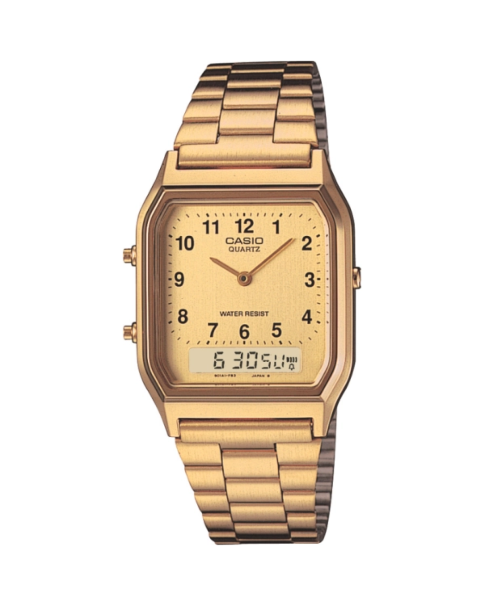 RELOJ CASIO 5154 -ANALOG. MALLA ACERO DORADA - F. DORADO - AQU-230GA-9BMQ RELOJ CASIO 5154 -ANALOG. MALLA ACERO DORADA - F. DORADO - AQU-230GA-9BMQ