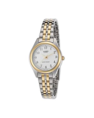 RELOJ CASIO 1330 - ANALOG. DAMA. MALLA ACERO PLATA-DORADO