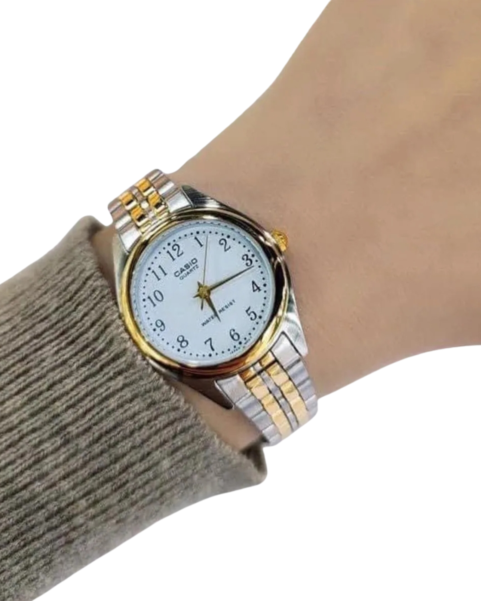 RELOJ CASIO 1330 – ANALOG. DAMA. MALLA ACERO PLATA-DORADO RELOJ CASIO 1330 - ANALOG. DAMA. MALLA ACERO PLATA-DORADO