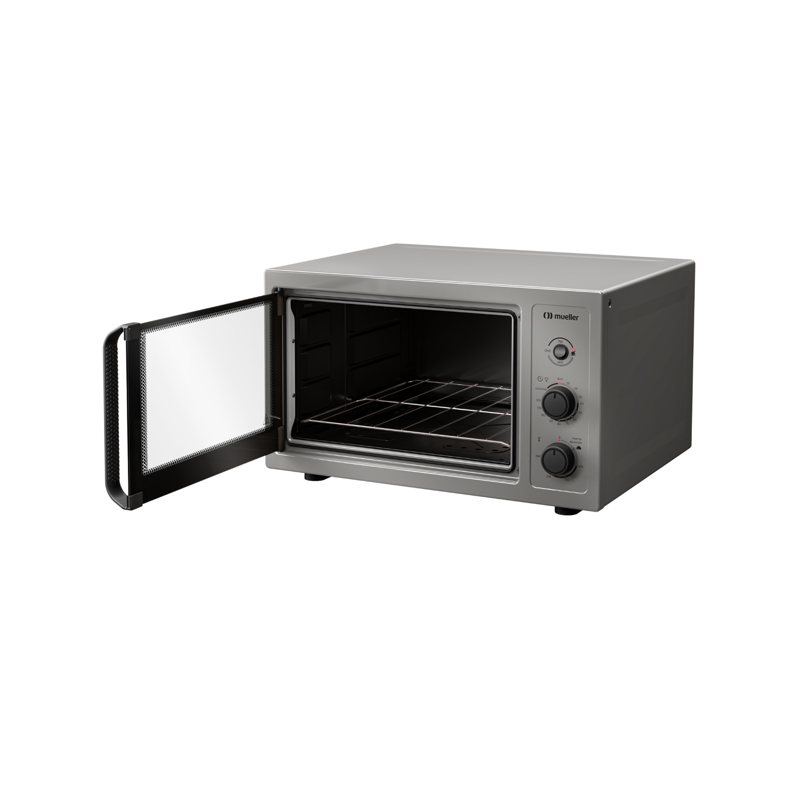 HORNO ELECTRICO MUELLER FRATELLO 50L. – MFB50B – TITANIO Horno Eléctrico Mueller Fratello 50 Litros MFB50B - Titanio