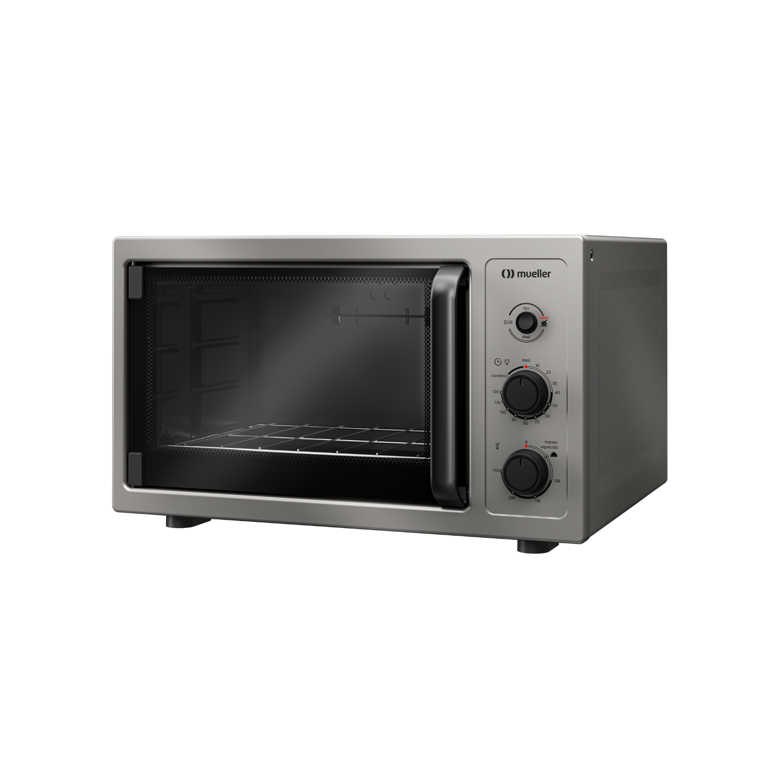 HORNO ELECTRICO MUELLER FRATELLO 50L. – MFB50B – TITANIO Horno Eléctrico Mueller Fratello 50 Litros MFB50B - Titanio