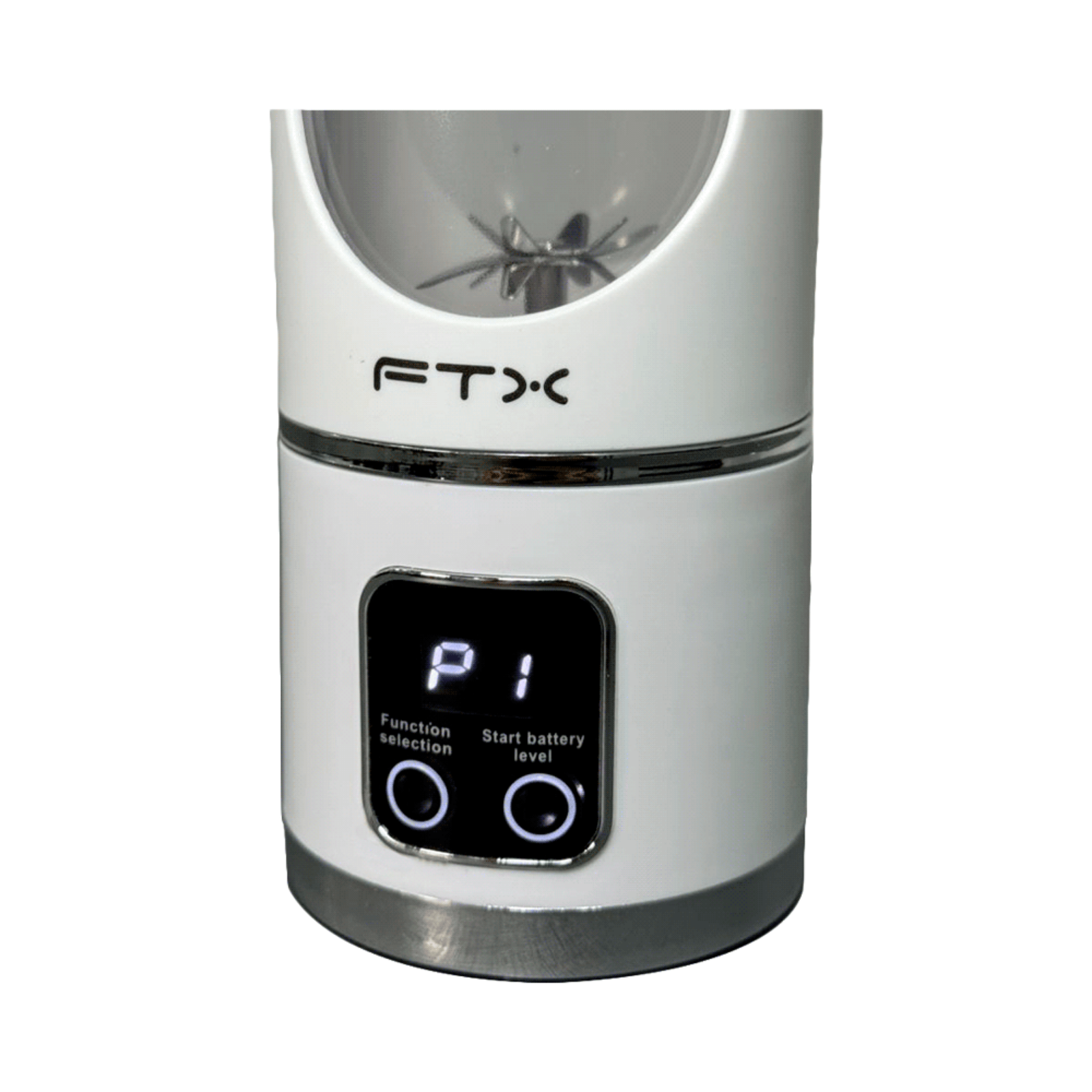 LICUADORA PORTATIL FTX RECARGABLE – PB-WH – BLANCO LICUADORA PORTATIL FTX 25W RECARGABLE 3 FUNCIONES BLANCO PB-WH