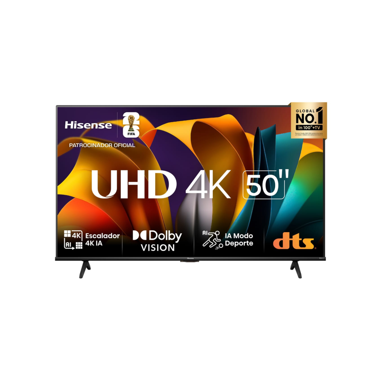TELEVISOR HISENSE 50" - VIDAA - 50A6N - SMART TV TV HISENSE 50" SMART UHD 4K VIDAA