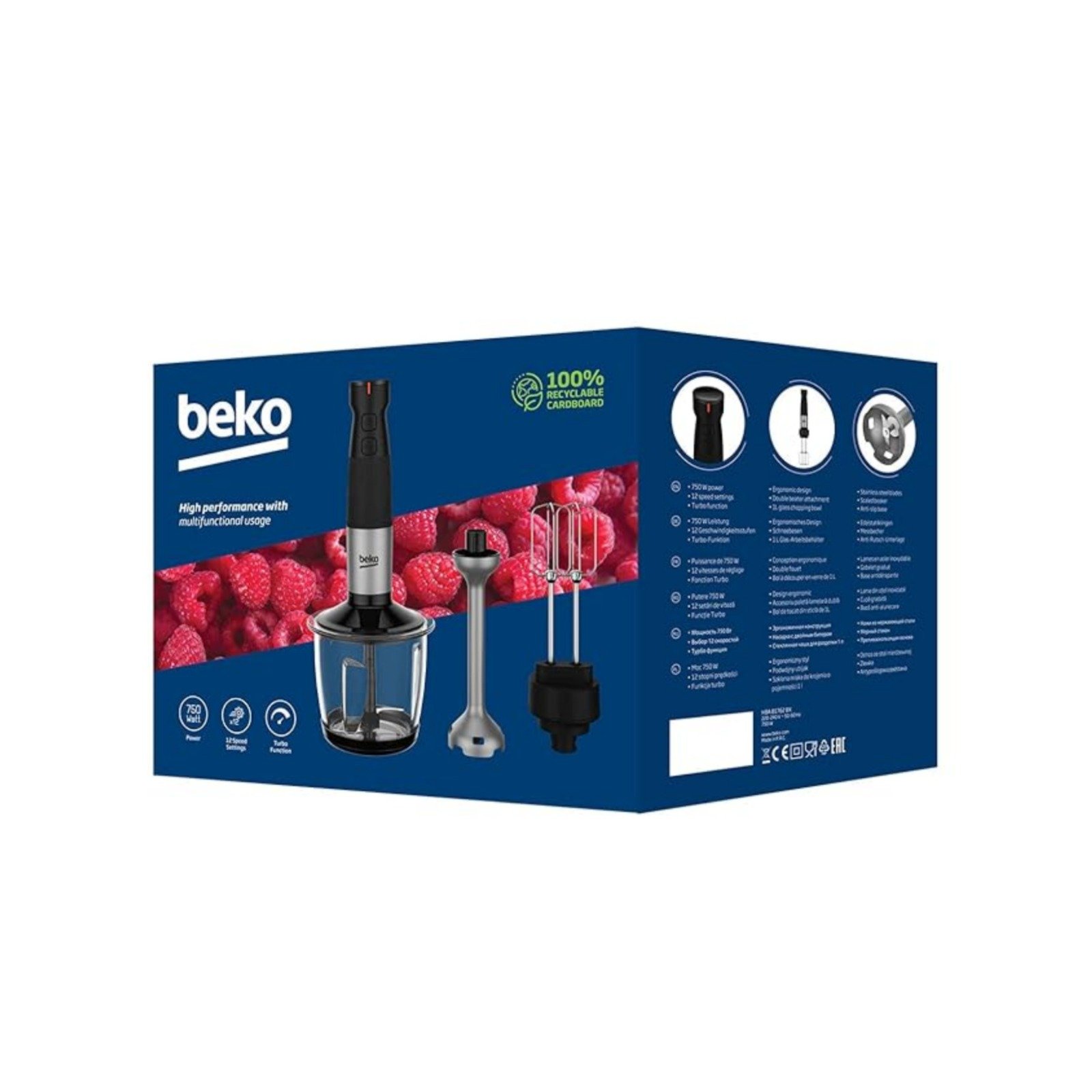 BATIDORA BEKO – MIXER – HBA81762BX – Mixer Beko HBA81762BX